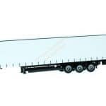 HO Planenauflieger weiß