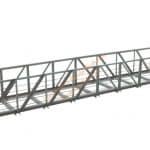 HO Vorflutbrücke 30cm grau