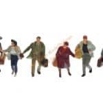 HO Laufende Reisende