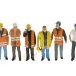 HO Arbeiter mit Warnwes