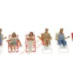 HO Ruhende auf Terrasse