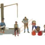 HO Rastende am Dorfbrunnen