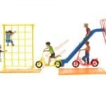 HO Spielende Kinder. Zubehör