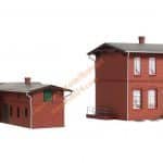 HO Lokleitung mit Schuppen