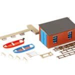 HO Bootshaus mit Slipanlage