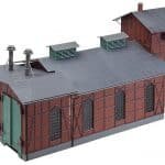 HO Lokschuppen, 2-ständig