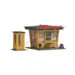 HO/TT Kiosk+Telefonzelle