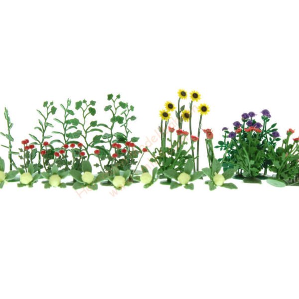 HO Set Blumen und Pflanzen