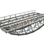 HO Fischbauchbrücke grau