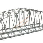 HO Bogenbrücke 40cm grau