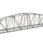 HO Bogenbrücke 50 cm grau