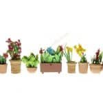 HO/TT Zierpflanzen in Töpfen