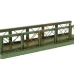HO Fußgängersteg 11cm grün