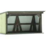 HO Laser-Cut Unterstand