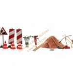 HO Straßenbau-Zubehör