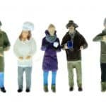 HO Weihnachtsmarktverkäufer