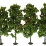HO 4 Laubbäume 18 cm