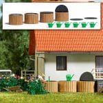 HO Vier Regenfässer