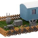 HO Schrebergarten mit Figuren