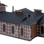 HO Lokschuppen, zweiständig