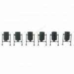 N Abfalleimer metall