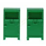 HO Grüne Kleidercontainer