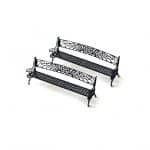 HO Schmiedeeiserne Bänke