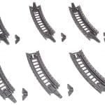 N 6 Auffahrtsteile, gebogen