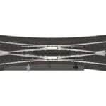 Schlanke C-Gleis DKW 12°