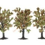 HO/TT 3 Obstbäume rosa