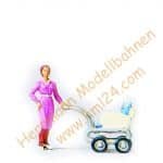 HO Frau mit Kinderwagen