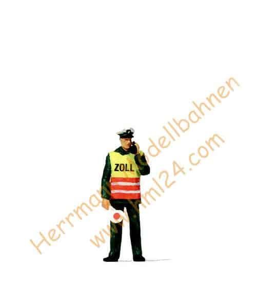 HO Zollbeamter mit Warnweste