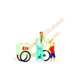 HO Eisverkäufer stehend