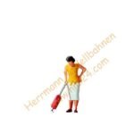 HO Frau mit Staubsauger