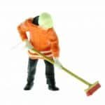 HO Feuerwehrmann kehrend