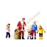 HO Weihnachtsmann mit Kindern