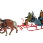 HO Touristen im Schlitten