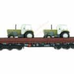 TT Flachwagen Traktoren DR