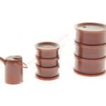 LGB 2 Ölfässer + Ölkanne