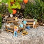 LGB Rustikale Holzbänke