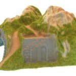 N Ecktunnel 2-gleisig