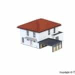 HO Kubushaus Mia mit Carport