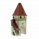 HO Fachwerkturm mit Tor
