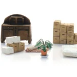 HO Umzugskartons und Hausrat