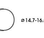Haftreifen 14,7-16,5mm
