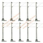 HO Streckenmast mit Ausleger