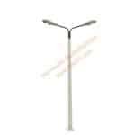 HO Betonmast mit 2 Lampen