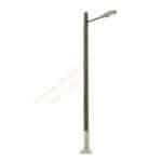 HO LED Lampe mit Holzmast
