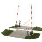 HO gerader Bahnübergang BS