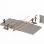 HO Bahnübergang-Halbschranke